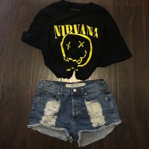 Brandy Melville jean shorts